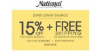 National discount code