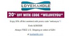Love Handle discount code