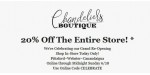 Chandeliers Boutique discount code