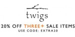 Twigs discount code