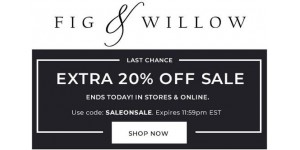 Fig & Willow Boutique coupon code