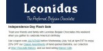 Leonidas discount code