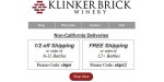 Klinker Brick Winery discount code