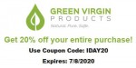Green Virgin Products discount code