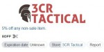 3CR Tactical discount code