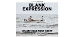 Blank Expression discount code