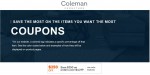 Coleman Furniture discount code