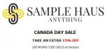 Sample Haus Anything discount code