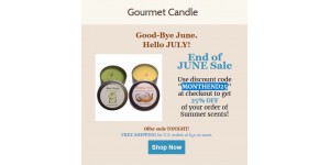 Gourmet Candle coupon code