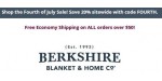 Berkshire Blanket & Home Co discount code
