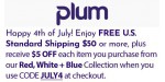 Plum discount code
