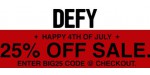 Defy discount code