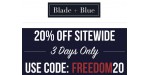 Blade + Blue discount code