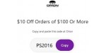 Orion discount code
