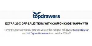 Topdrawers coupon code