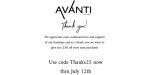Avanti the Label discount code