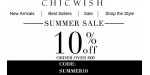 Chicwish discount code