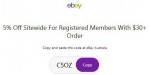 eBay Australia discount code