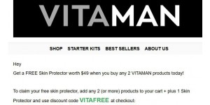 Vitaman USA coupon code