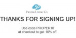 Proper Living Co discount code