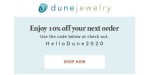 Dune Jewelry discount code