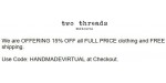 Two Threads discount code