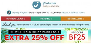J Club coupon code