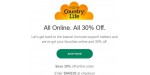 Country Life discount code