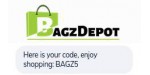 Bagz Depot discount code