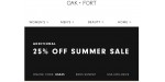 OAK + FORT discount code