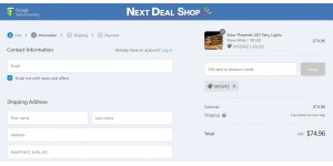 Next Deal Shop coupon code