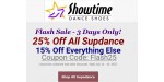 Showtime dance shoes discount code