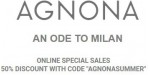 Agnona discount code