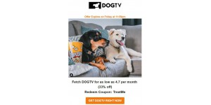 Dog TV coupon code