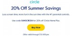 Circle discount code