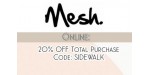 mesh discount code