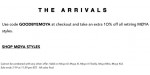 The Arrivals discount code