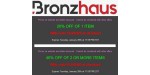Bronzhaus discount code