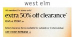 West Elm discount code