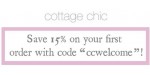 Cottage Chic discount code