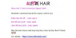 Allove Hair discount code