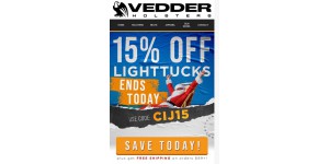Vedder Holsters coupon code