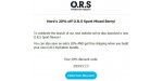 O.R.S Hydration discount code