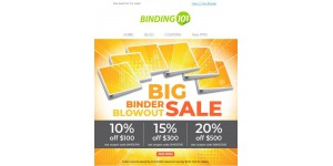 Binding 101 coupon code