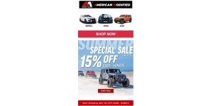 American Modified coupon code