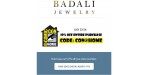 Badali Jewelry discount code