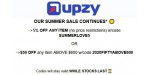 Upzy discount code