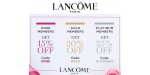 Lancome Canada discount code
