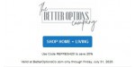 The Better Options Company discount code