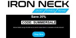 Iron Neck discount code